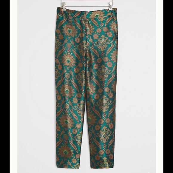 SOLD ANTHROPOLOGIE MAEVE Melyssa Jaquard Trouser S - Picture 6 of 16